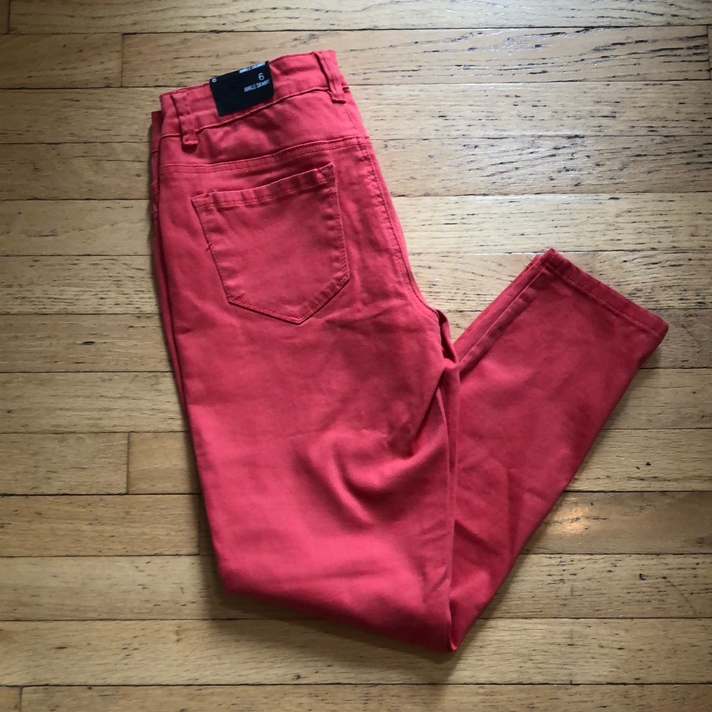 NWT Ankle Skinny Jeans (Burnt Orange) | Size 6